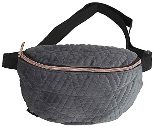 Antonio Lady Waist Bag with Stiching grau