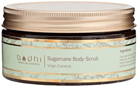 BODHI® Körperpeeling Rohrzucker & Kokosnuss 250 ml, bio & vegan, 98% natürlich