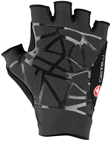 CASTELLI Men's ICON Race Glove, Schwarz-Weiss, M