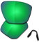 Saucer Verres de rechange pour lunettes de soleil Oakley Targetline OO9397, Vert jade polarisé, taille unique