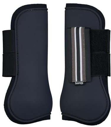 HORZE Pferde Gamaschen Adepto, 2er Set, Blau, P