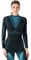 Ladeheid Thermounterwäsche Damen Funktionsunterwäsche Langarm Shirt Thermoaktiv LAGI004 (Schwarz/Turquoise, M)