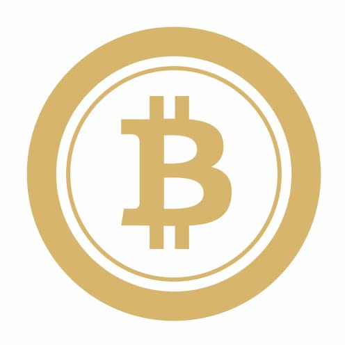 tradercat Auto Bitcoin - 10x10cm - Sticker für alle Oberflächen - Fenster, Seitenspiegel, Heckscheibe, Motorhaube, Fahrzeug – mit Anleitung (Gold)