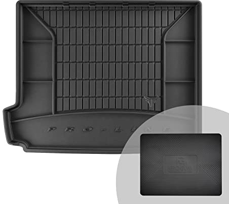 FROGUM ProLine 3D Alfombrilla Exclusiva de Goma cubeta Maletero para Citroën C4 Grand Picasso II 2013-2019 | Práctico Organizador | Los Bordes más Altos | Al Tamaño