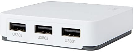 LOYALTY-SECU Serveur d'impression réseau Wi-FI LAN pour imprimantes USB avec protocole d'impression RAW, Vitesse Ethernet 10/100 Mbps, Win 7 8 10 11