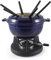 Swissmar Lucerne Fondue-Set, Gusseisen, 10-teilig, Indigoblau