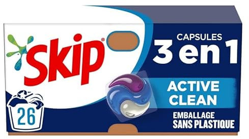 SKIP - Skip Lessive Capsule Bio 550G - Lot De 2
