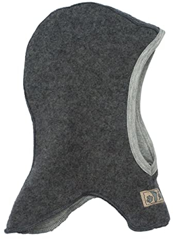 Lilano, Merino Sturmhaube mit Baumwollfutter (Hellgrau 74/80)