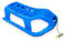 BUSDUGA 4068 Schlitten blau 90cm, Metallkufen, robuster Kunststoff, Zugseil