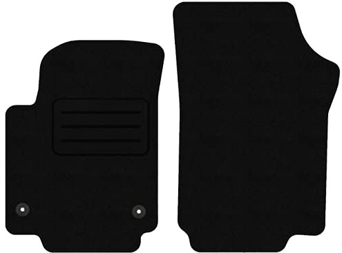 Vorne Velour Fußmatten Satz für Seat MII/Skoda Citigo/Volkswagen Up! (ab 2011) - 2-teilig - Passgenau