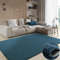 MY-RUG Teppich Shaggy Star Hochflor rechteckig dunkelblau 90 x 60 cm - Wohnzimmer Teppich, Flauschig, Modern