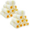 Pack of 20 Yellow Paint Rollers, Small Paint Rollers, Yellow Line Paint Rollers, Mini Paint Roller, Radiator Roller, Replacement Paint Roller, Lambskin Roller