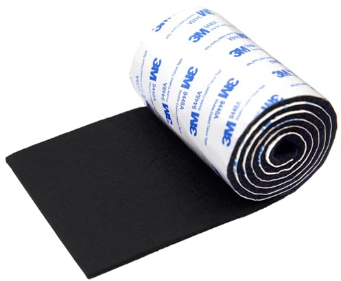 Simpracon Cuttable Felt Furniture Pads with Sticky Backing,40x4 inch Self Adhesive Felt Sheets,Heavy Duty Felts Strip Roll Felts Tape Protect Hardwood Floors No Scratches No Noise