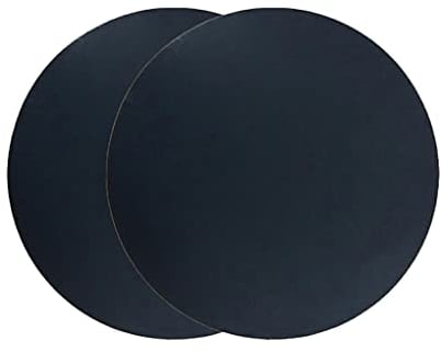 susiodeu 2 Feuilles de Tapis de poêle à Frire antiadhésif, Accessoire de Cuisson de Couleur Unie sûr, Tapis de friture arrondis à Haute température