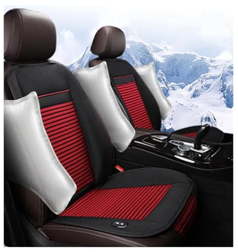 Massage Autositzauflage 12v, Belüftet mit 3 Stufen Regelbare Sitzauflagen Auto, Sitzauflage für Im Sommer Kühlung,12V