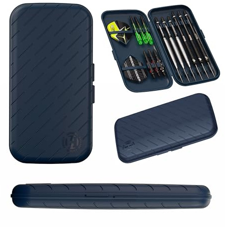 Harrows Darts Case Slim Case | Das kleinste und leichteste 6-Dart-Etui der Welt | Dart-Halter | Dart-Etui für 3 Darts und 6 Darts | Robuste Hydrocarbon-Konstruktion (Blau)