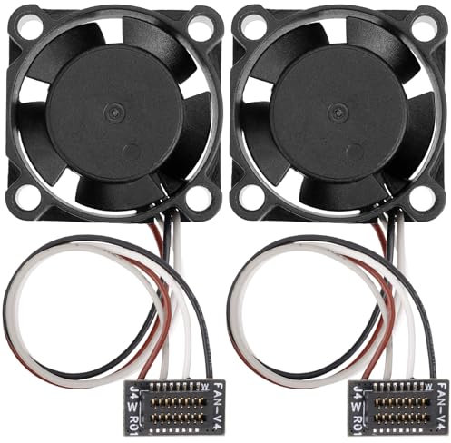 YIBEICO 2Pcs Hotend Cooling Fan for Bambu lab P1P/P1S 3D Printer,Brushless Fan for Printer Cooling,NOT Compatible with X1 and A1 Series (Fit for P1P/P1S)