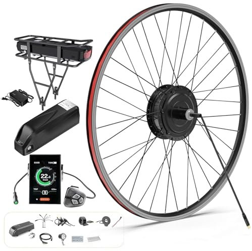 BAFANG G020 G0900 Ebike Conversion Kit - 48V 500W 750W Rear Hub Motor, Electric Bike Kit Compatible with 26 27.5 28 29 700C Wheels (135-142mm OLD) - Optional Battery & Display Available