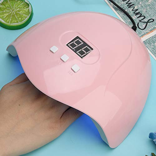 54 W Nagellampe, UV-LED-Trockner, Intelligente USB-Gel-Lampe, Härtungsmaschine, Lampen, Polnisches Maniküre-Werkzeug mit 30er-, 60er- und 90er-Timing-Einstellung, Pink ToolSUNX3