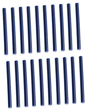 Veemoon 20pcs Hot Melt Glue Sticks for Diy Craft Colorful Glue Sticks Hot Melt Adhesive Rods for Daily Use