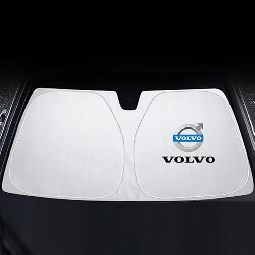GUTYE Sonnenschutz Auto Frontscheibe für Volvo XC60 2014-2017, Auto Windschutzscheibe Sonnenschirm Faltbarer Frontscheiben-Sonnenschutz UV-Schutz, Hitzeschutz Abdeckung für Innenraum