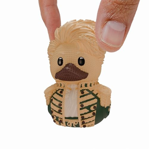 TUBBZ: Wicked - Scarecrow Mini Rubber Duck Collectable Toy 5 cm | Official Wicked Merchandise – Mini Vinyl Figure with Bathtub Display, Oz Character, Theatre Fan Decor & Novelty Duck Gift