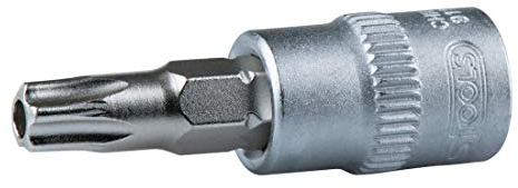 KS Tools 911.1462 Douille tournevis Torx 10 percé 1/4'' CHROMEmat