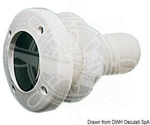 Osculati Borddurchlass 11/2 m. Rückschlagventil Schlauch