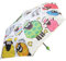 Dublin Gift Verschiedene Wacky Woollies Regenschirm, 81,3 x 81,3 cm