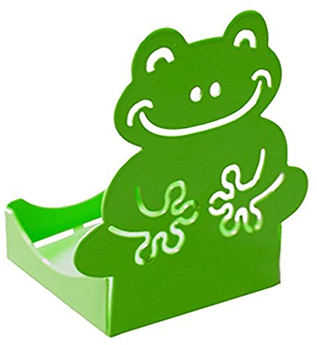 Alubox 98ZZELLARANAVE Porta Citronella o Porta Candela con sagoma di Rana Verde (Non Porta spirali antizanzare)