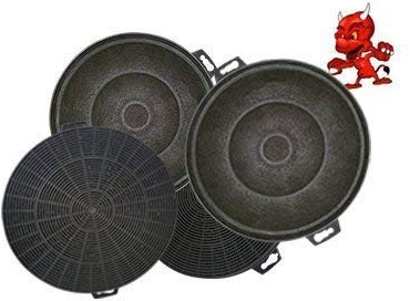 Mega Spar Set 4 Aktivkohlefilter Filter Kohlefilter für Dunstabzugshaube Abzugshaube Constructa CZ5115X5
