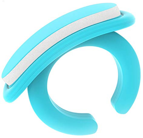 Wearable Baby Nail File with a Ring for Your Finger I Very Useful Baby Nail Care Set for Newborns I 18 Snap-Off Disposable Files/Baby Nail File (New Baby)
