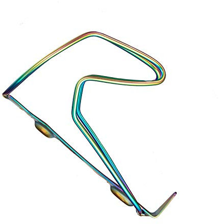 Supacaz Unisex – Erwachsene TiFly Cage (Titanium) -Oil Slick Flaschenhalter, Einheitsgröße