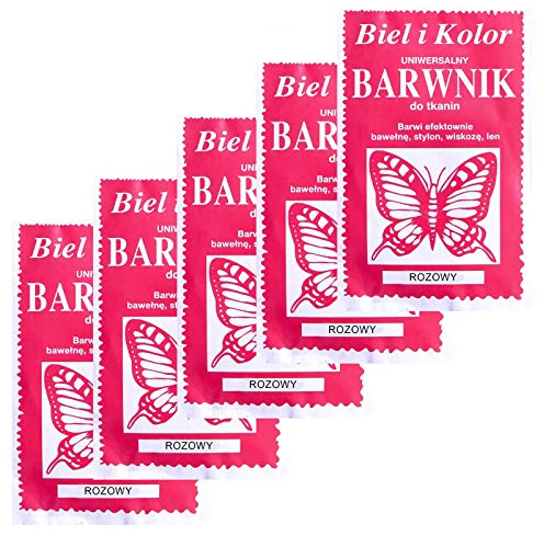 5 x 10g Batikfarbe Textilfarbe Stofffarbe färben, bitte Farbmix wählen, Farbe:rosa