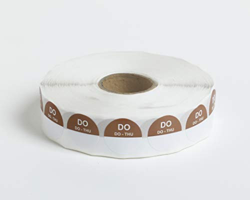 HACCP Stickers donderdag