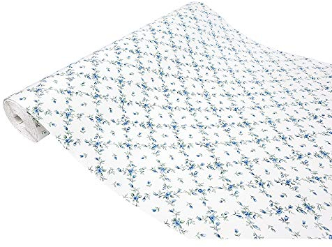 DecoMeister Papel Adhesivo Para Muebles Pared Vinilo Autoadhesivo Para Cocina Encimera Mesa Lámina Decoración Para Hogar Película Para Forrar En Rollo 45 x 100 cm Por Metros Flor Nomeolvides