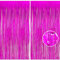 BRAVESHINE Rosenrot Metallic Lametta Folie Fransen Vorhänge, Sparkle Metallic Photo Booth Hintergrund Lametta Tür Vorhänge für Weihnachten Geburtstagsfeier Hochzeit Disco Deco (2 Stück, 1X2,5 m)