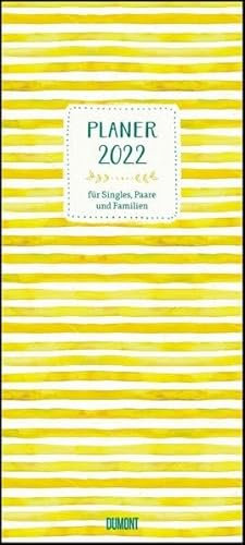 All about yellow 2022 – Planer mit variabler Spaltenzahl – Format 22 x 49,5 cm: Für Singles, Paare und Familien