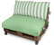 Happers Palettenkissen Toldotex Set 120x80 + 120x45 Grün