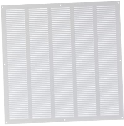 500 x 500 mm White Ventilation Grille Insect Protection Exhaust Air Supply Metal Grille