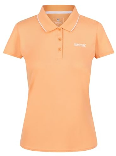 Regatta Womens Maveri Polo Shirt Papaya XL
