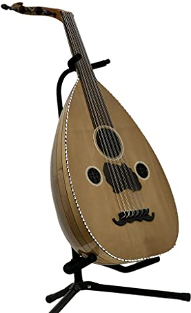 Musikinstrument Ud aus Walnuss mit Tasche und Rischa