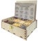 Räucherbox Geschenkbox mit 12 Sorten Räuchermischungen Selbstliebe & Herzöffnung, 14 x 10 x 4 cm