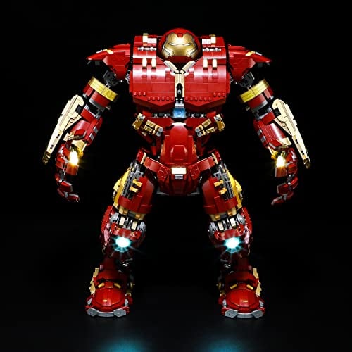 YEABRICKS LED Light for Lego-76210 Marvel Hulkbuster Building Blocks Model (Lego Set NOT Included)