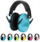 Kriogor Kids Ear Defenders, Noise Cancelling Headphones Autism Passive Sound-blocking Earmuffs 26dB SNR, Adjustable Children Ear Protection Earmuffs for Boys Girls Toddlers Aged 2+ Year Old (Blue)
