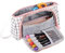 worahroe Federmäppchen Mädchen,Mäppchen Federtaschen Große, Schreibwaren Beutel Teenager,Leinentasche mit grossem Fassungsvermögen,Studentin Pencil Case für Gymnasium, Hochschule, Büro,Plaid White