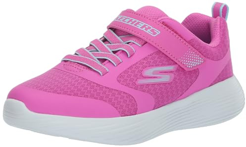 Skechers Go Run 400 V2 Sneaker für Mädchen, Pink/Aqua, 1 Little Kid