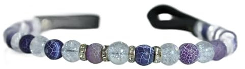 Stirnriemen mit Perlen und Strass (Cob)