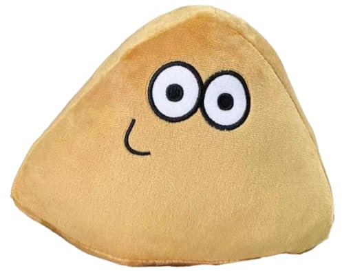 KOBONA 22cm Alien Plüshies Anime Plush Spielzeug My Pet Alien Pou Plüshies Spielzeug Cartoon Anime Stofftier for Haus Schlafzimmer Dekoration Animal Pou Doll for Jungen Mädchen