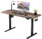 ERGOMAKER Höhenverstellbarer Schreibtisch 140x60cm,Schreibtisch Höhenverstellbar Elektrisch mit Memory-Funktion,Ergonomischer Tisch Höhenverstellbar,Braun